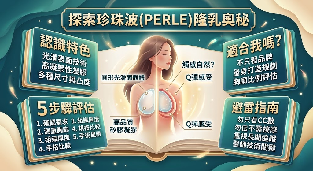 珍珠波是什麼?PERLE 義乳特色、隆乳評估與選擇完整指南